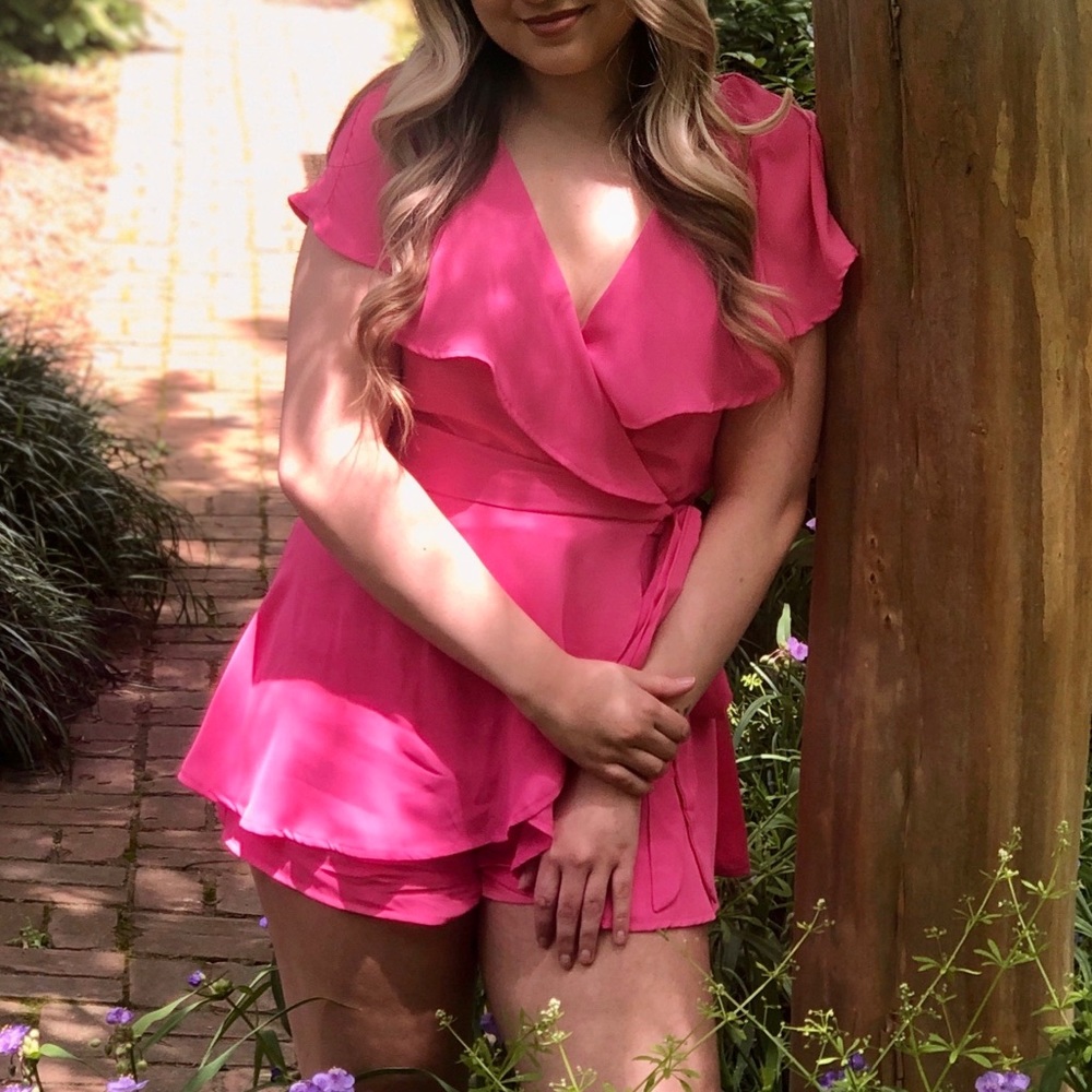 Pink romper